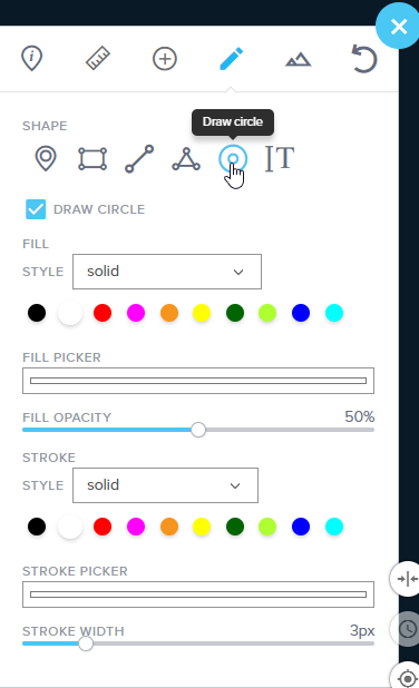 draw circle