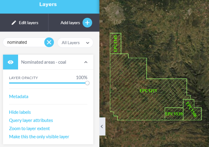 Layers hide labels