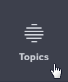 Topics menu button