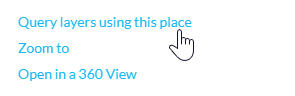 query layer using this place