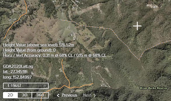 get elevation tool results